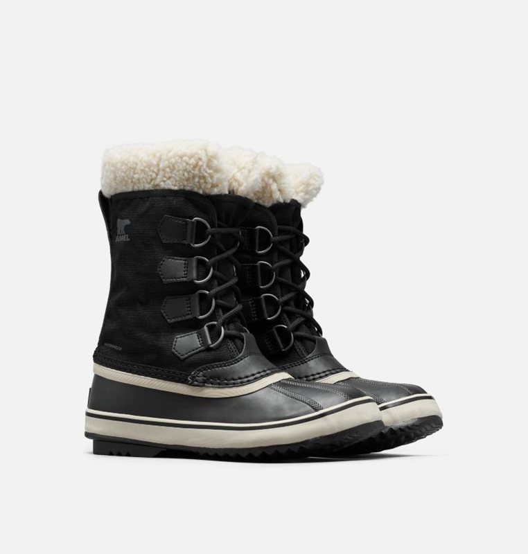 Womens Snow Boots Black - Sorel Winter Carnival™ Low - 895-OEQPAT